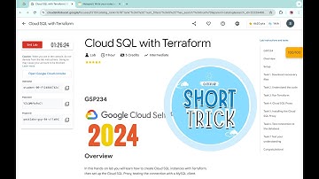 [2024] Cloud SQL with Terraform || #qwiklabs || #GSP234 ||  [With Explanation🗣️]