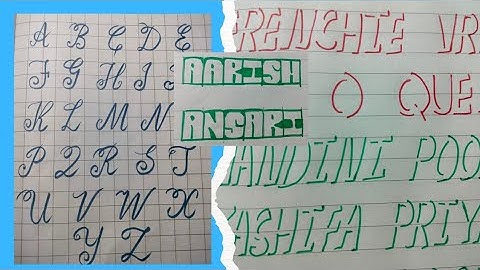 *I Tried Every Cursive Style From A to Z!*