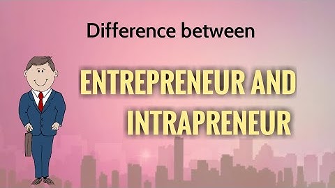 Difference between Entrepreneur and Intrapreneur | Malayalam |