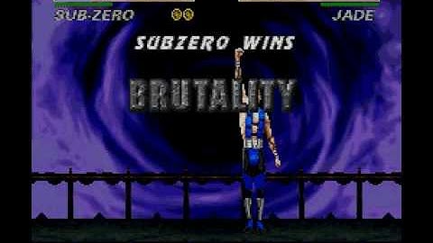 Ultimate Mortal Kombat 3 unmasked Sub-Zero