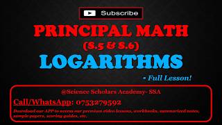 📕NUMERICAL CONCEPTS | LOGARITHMS | FULL LESSON
