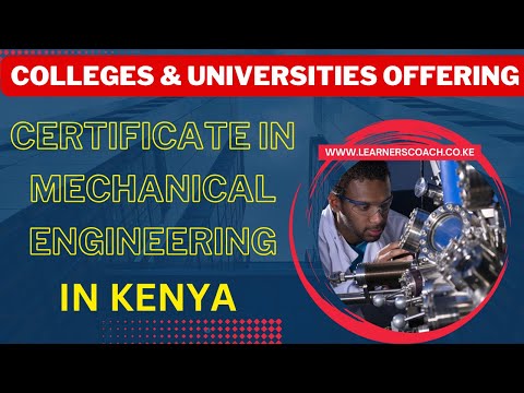 Certificate In Automotive Engineering In Kenya