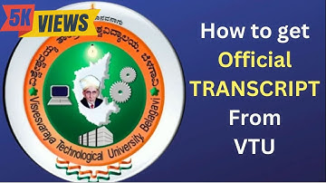 How to get Official Transcript from VTU Online 2023 | Step by Step Process