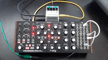 1st Day with Moog SubHarmonicon Analog Synth 3/4