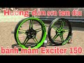 Hướng Dẫn Sơn Tem Đấu Bánh Mâm Exciter 150,Đẹp-Độc-Lạ, Dễ Làm Tại Nhà, HD Sử Dụng Sơn Samurai NTN