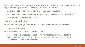 Resolving the Cannot find module Error in Laravel and Vue.js