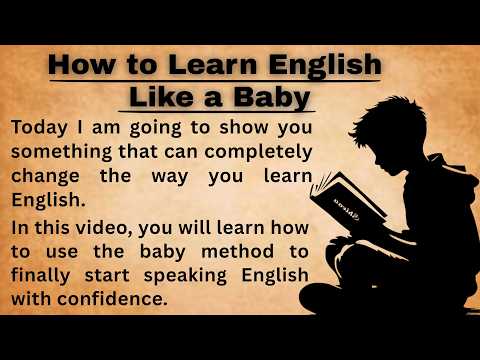 How to Learn English Like a Baby || Learn English Like Kids || Learn English Like a child