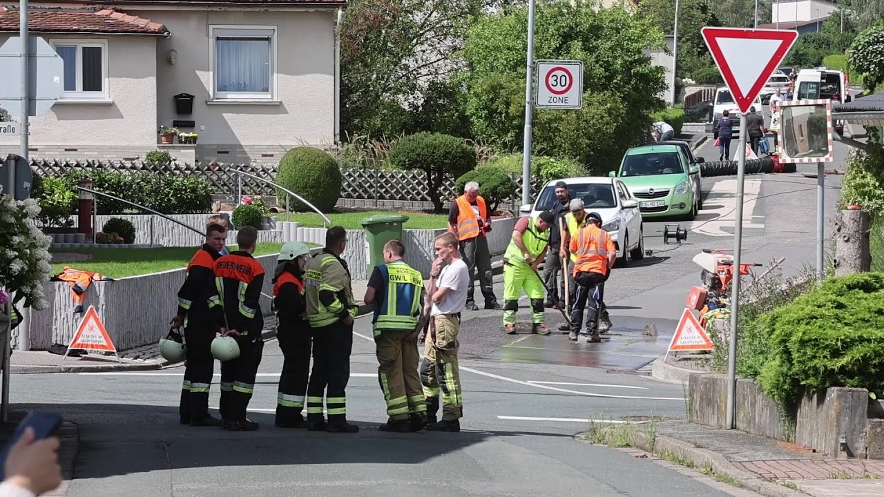 Explosionsgefahr & Evakuierung: Gas-Havarie in Ebersdorf bei Coburg!
