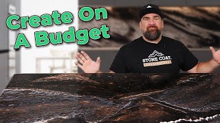 2 Easy Ways to Make Modern Black Countertops