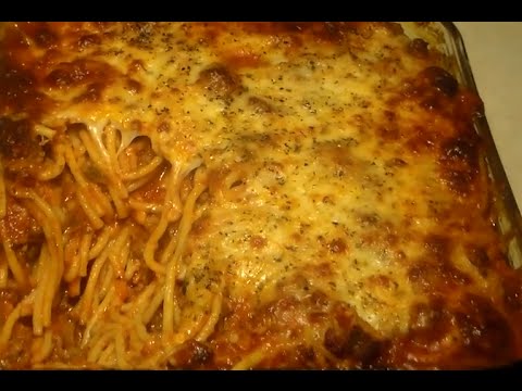 The Best Baked Spaghetti & Cheese RECIPE