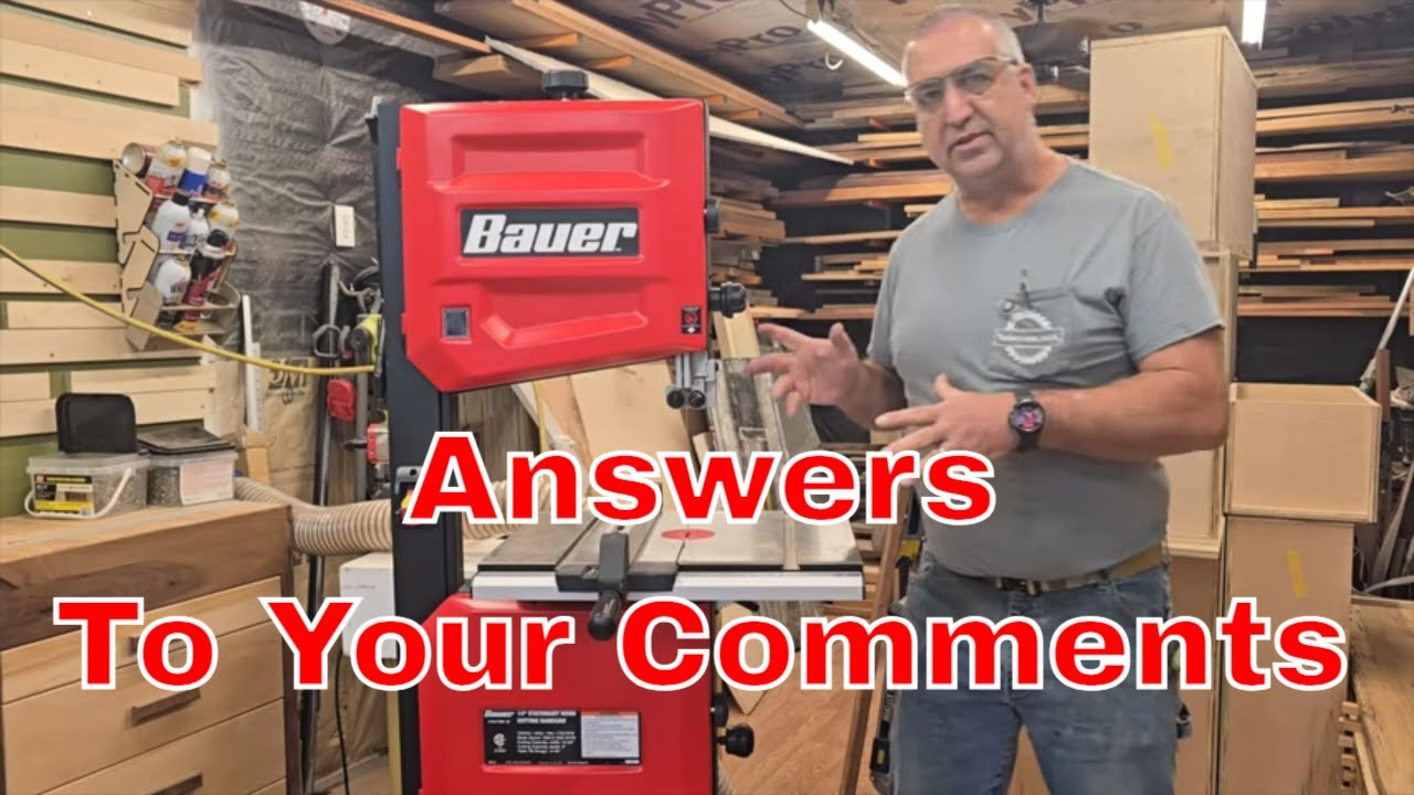 Bauer Bandsaw Answers