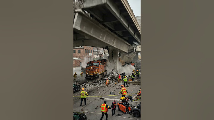 ⚠️ Crash and Bridge Collapse🏗️ 💥 #bridgecollapse #accidente #disaster