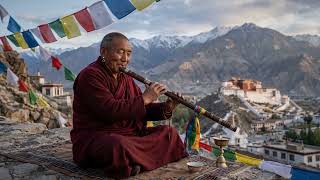 Flute Meditation Music: Tibetan Mountains, 1 Hour screenshot 4