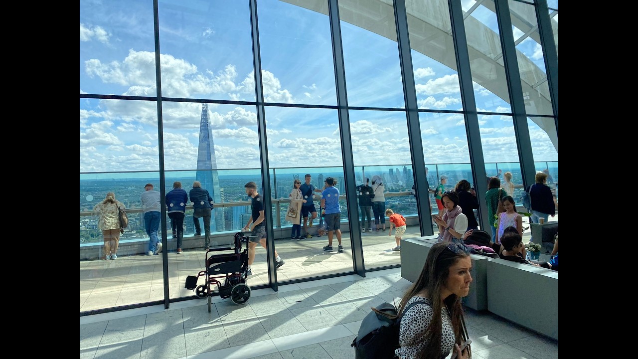 Trip to Sky Garden, best view point for whole London - YouTube