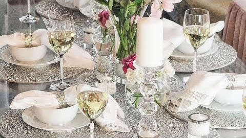 Learn How to set a formal Dinner table