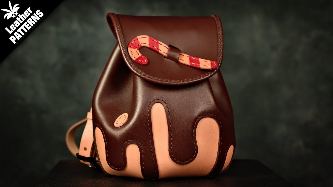 Making the Cupcake leather backpack