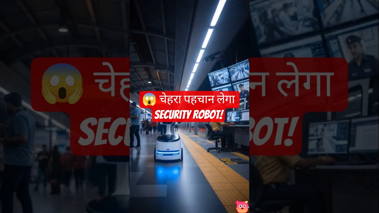 😱 चेहरा पहचान लेगा Security Robot! 