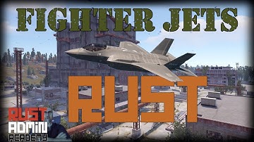 We Just Got Gifted Fighter Jets In Rust - Lets Goooooo!!!! | Rust Admin Academy | Jet Event