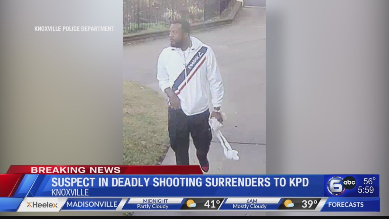 Suspect in deadly shooting surrenders to KPD - YouTube