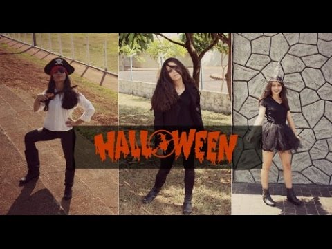 5 FANTASIAS de HALLOWEEN IMPROVISADAS 