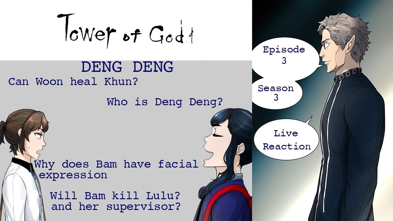 Live Reaction of Tower of God, S3: Episode 3!