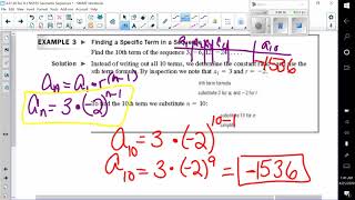 4 27 20 NOTES Sec 8 3 Geometric Sequences