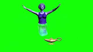 Green Screen  Aladdin dancing video effect.