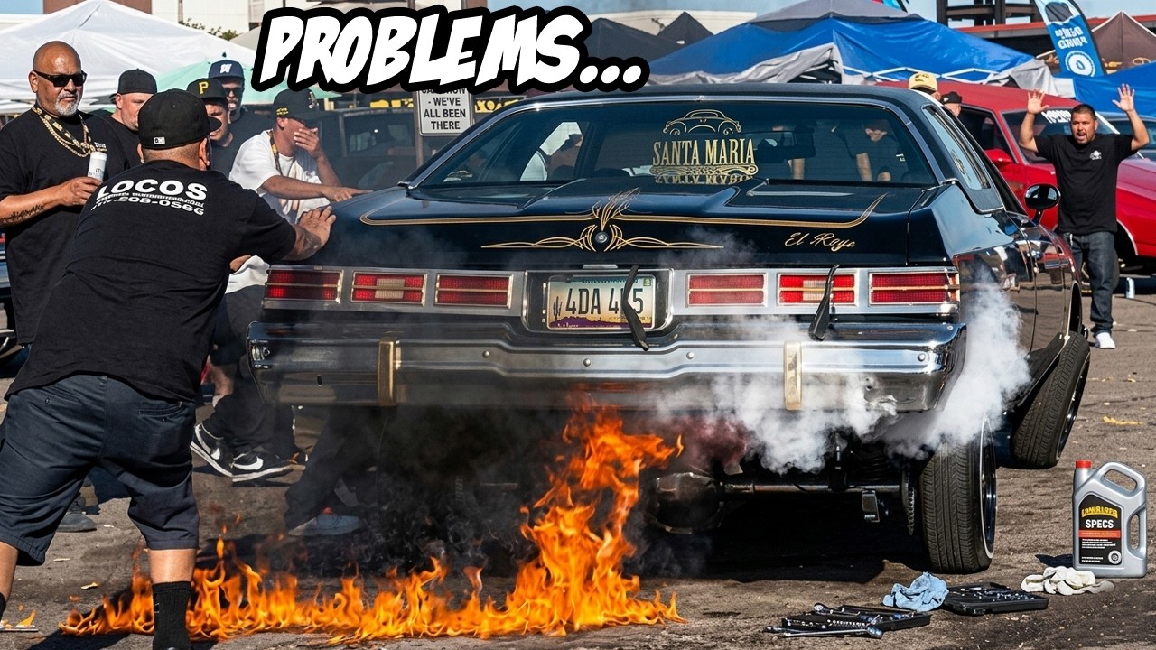 Low Rider Trashing More and more Lowriders on Air Suspension. Lowrider Car Fails and ...
