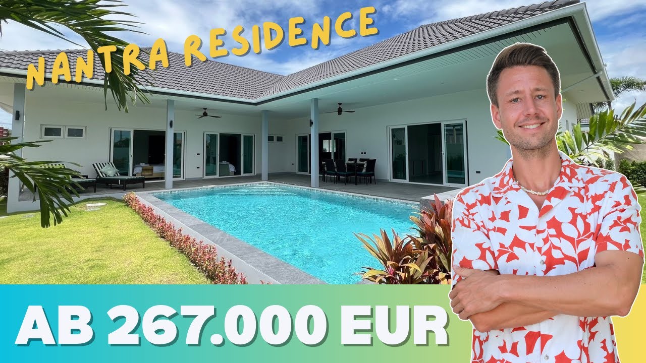 3 Showhäuser in HUA HIN Soi 112 - Nantra Residence POOL VILLA Anlage