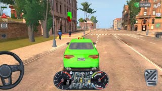City Taxi Sim 3D - Realistic Car Driving Games Android iOS Gameplay screenshot 4