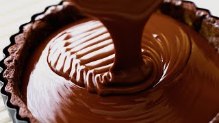 ASMR｜Рецепт шоколадного пирога｜Nama Chocolate Tart Recipe