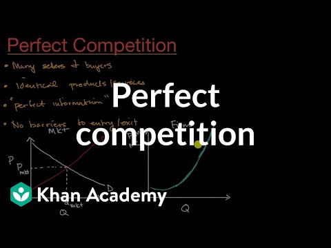 Video: Hva er perfekt konkurranse innen mikroøkonomi?