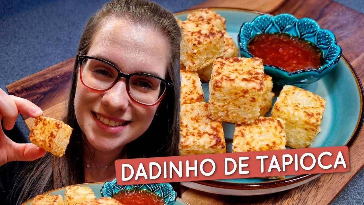 Dadinho de tapioca assado, apenas 3 ingredientes, e delicioso!