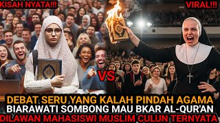 VIRAL!!! SISWI MUSLIM BUAT NANGIS BIARAWATI SOMBONG YANG NGAMUK BAKAR AL QUR'AN SAMPE SUJUD