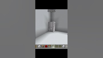 Minecraft Working Fridge ❄️ #minecraft #shorts