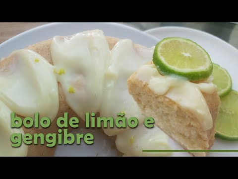 Vídeo: Bolo De Gengibre De Limão Sem Farinha