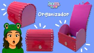 DIY - Mini COFRE / CAJITA / JOYERO con palitos de helado | Manualidades fáciles y lindas ☺⭐
