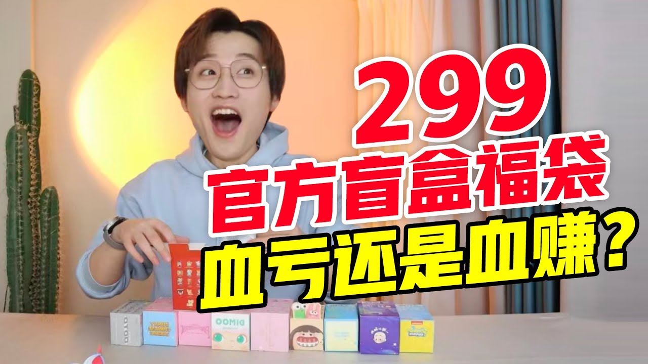 血亏还是血赚？299官方盲盒福袋！【网不红萌叔Joey】