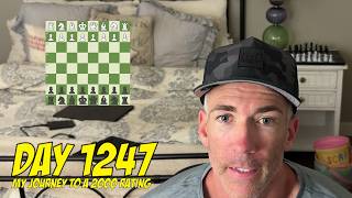 Day 1,247: Playing chess every day until I reach a 2000 rating