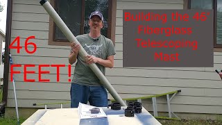 Building DXE-TFK46-HD Fiberglass Telescoping Mast