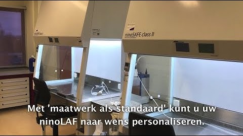 Demonstratie Nordic Labtech Special | n-Safe Klasse 2 Microbiologisch Veiligheidskabinet | Maatwerk