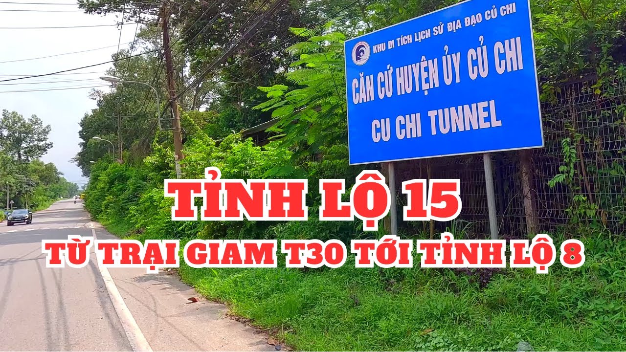 Từ Củ Chi về chợ Hóc Môn theo Tỉnh lộ 15 - Phần 1