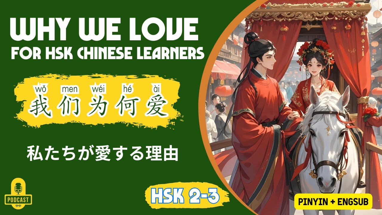 HSK 3 - 4 | Why Do We Love? | 我们为何爱？| Chinese Listening Practice