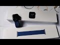 Unboxing of Apple Watch Series 6, Blue Aluminium Case with Braided Solo Loop Band