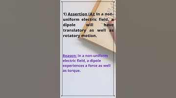 Electric charges & fields | Assertion & Reasoning -1 | CBSE CLASS 12 | PHYSICS