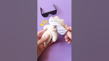 NO GLUE paper craft 😎 /How to make things with paper /Notebook paper craft #shorts