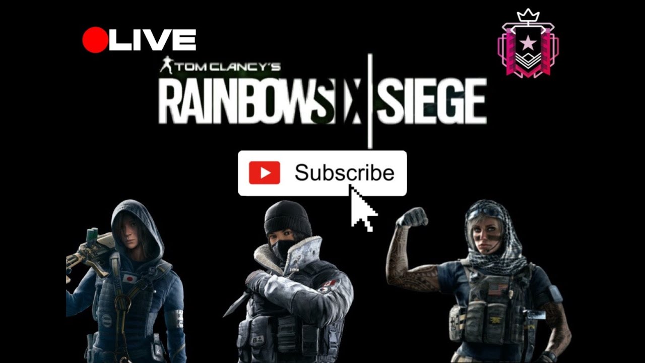 🔴LIVE -Ranked Play in R6 | Road to 150 subs | - YouTube