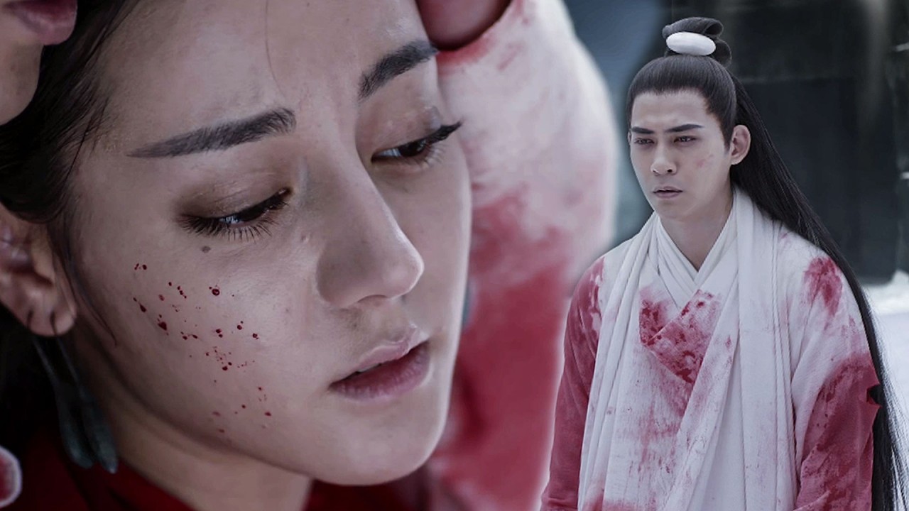 女神#迪丽热巴 為救師尊以身擋劍，師尊長跪冰天雪地三百年，終於求得女神轉世#chinesedrama