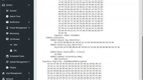 OMV6 - System section
