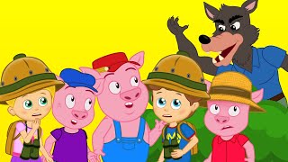 Three Little Pigs Song | Nursery Rhymes & Kids Songs